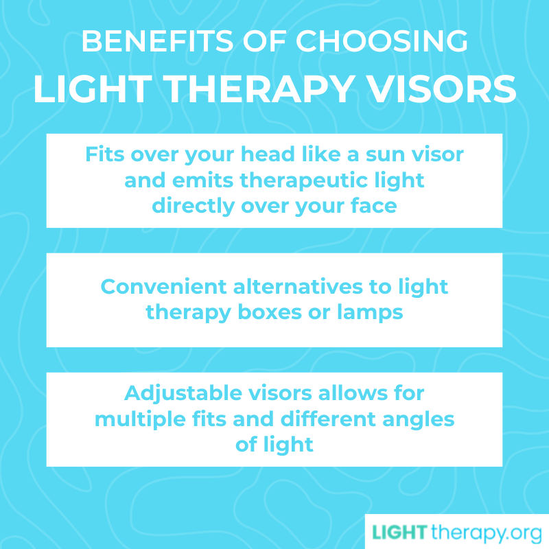 Infographic: Light Therapy Visors: What Are They and Do You Need One?